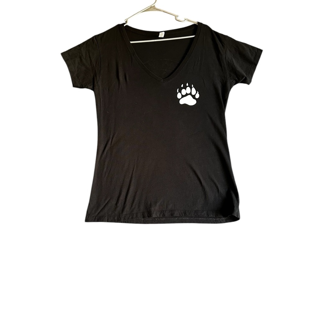 SPECTRA WOMANS THE BEARCLAW SALOON CRESTLINE CA. V NECK TOP SZXL